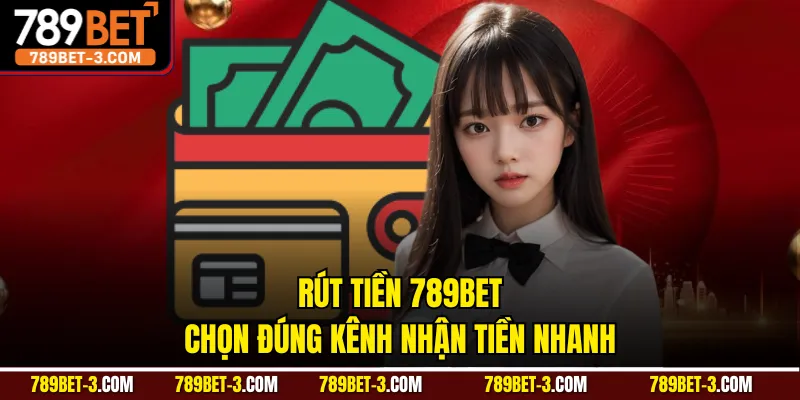 Rút tiền 789BET chọn đúng kênh nhận tiền nhanh